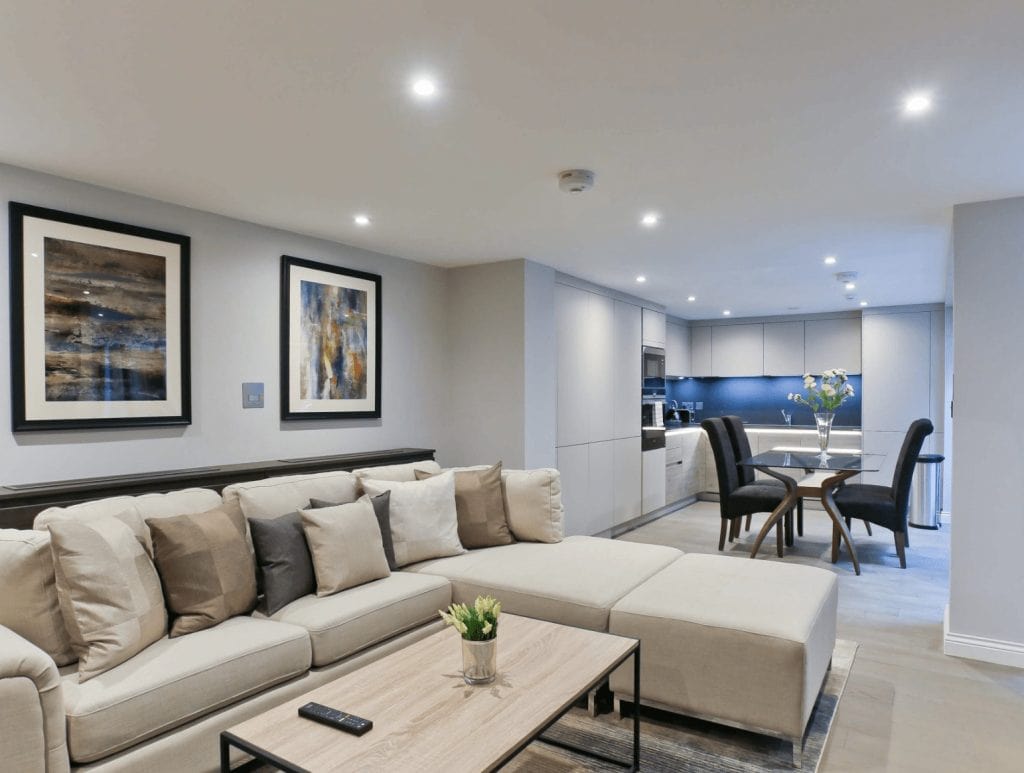 Buckingham Gate Living Area
