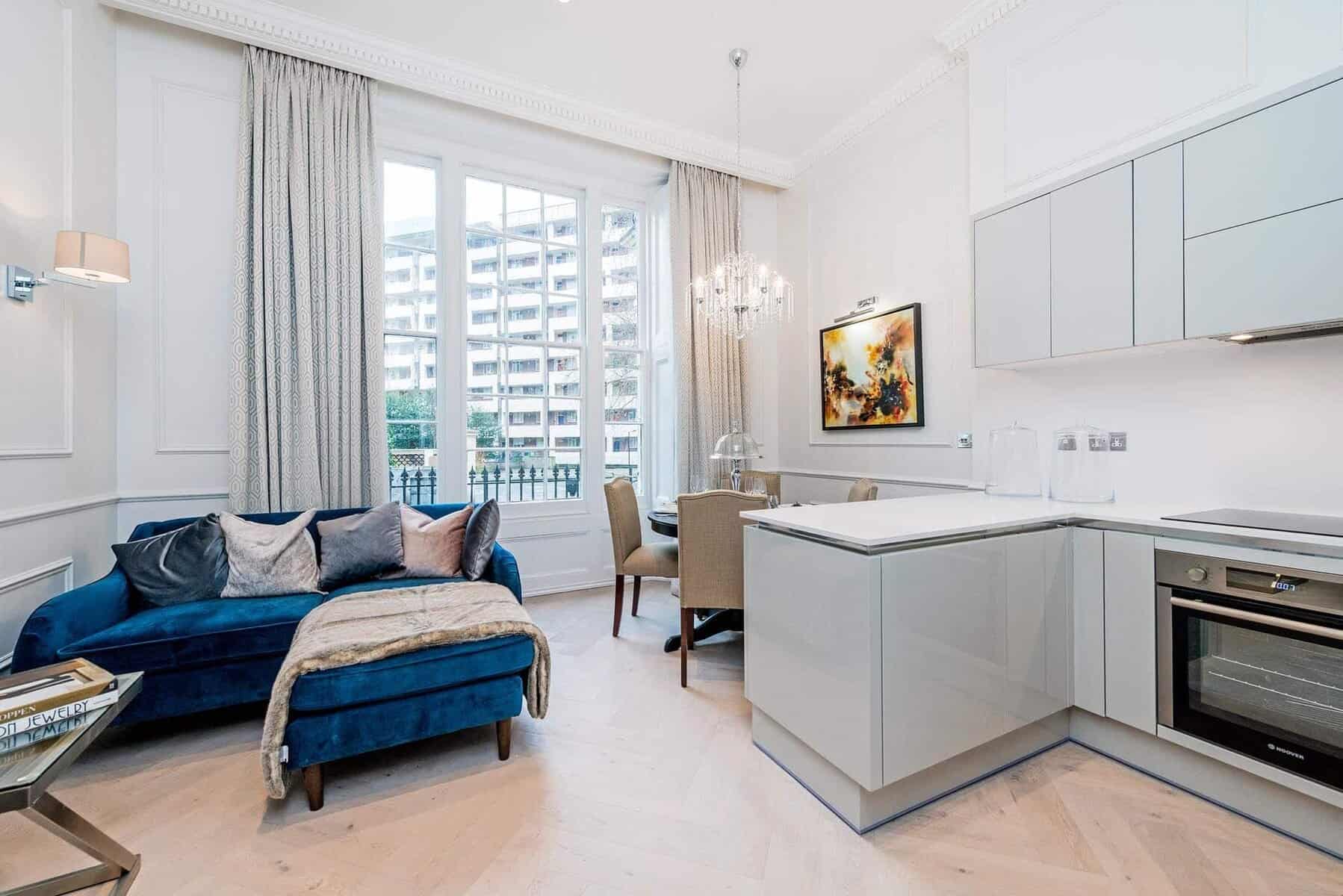 Gloucester Gardens Living Room Architecture