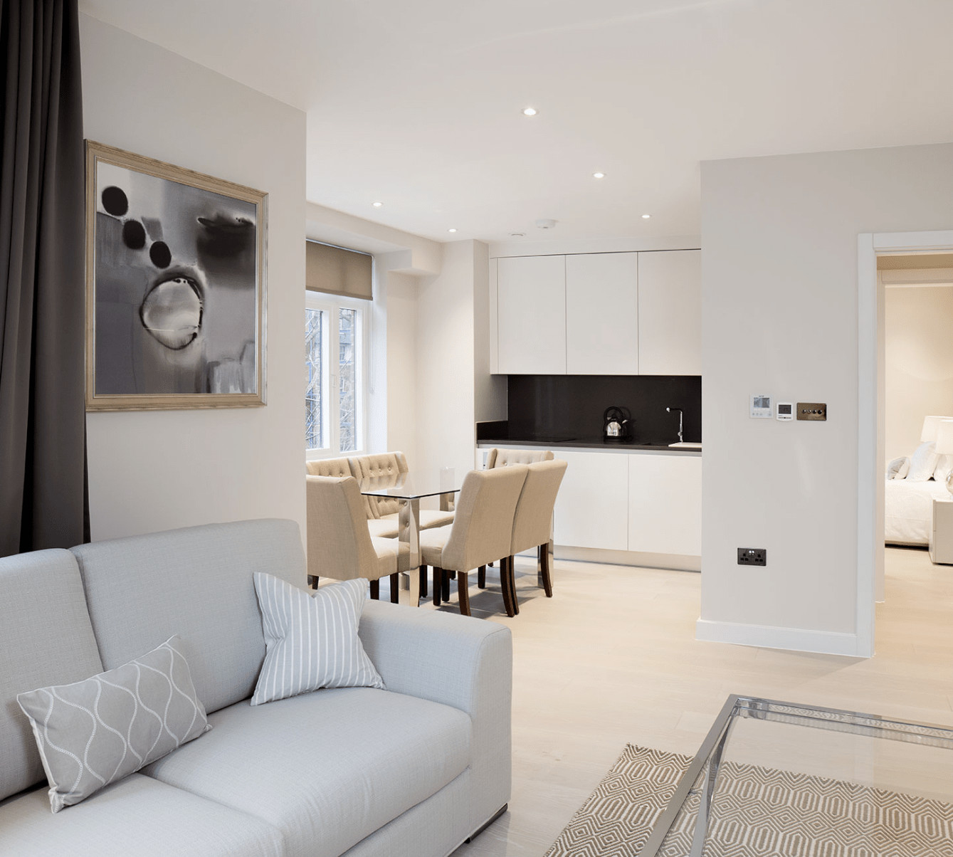 Vauxhall Bridge Road Dining Room Side View