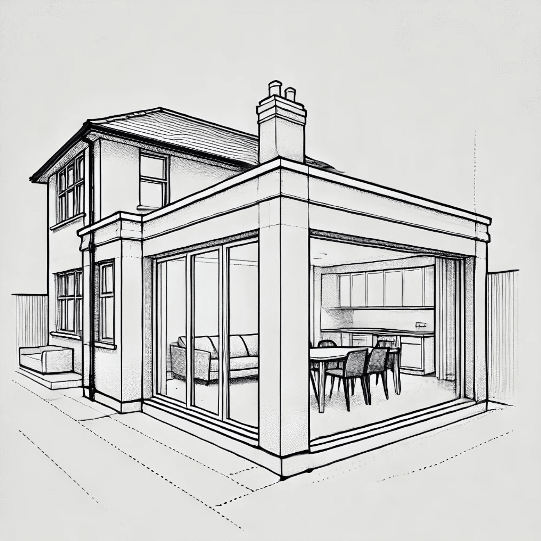 Rear Home extension